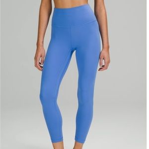 Lululemon align high rise legging 25” RARE COLOR BLUE NILE SIZE 6 EUC Worn once